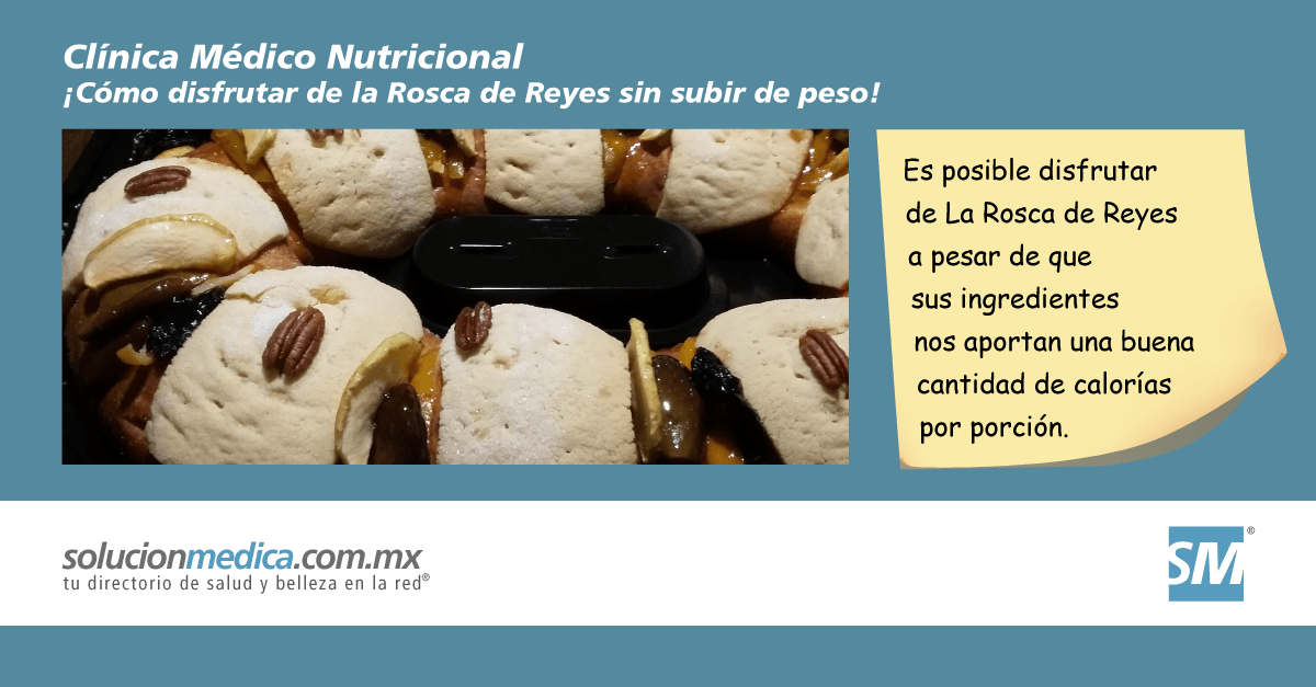 Es posible disfrutar de La Rosca de Reyes a pesar de que sus ingredientes nos aportan una buena cantidad de caloras por porcin