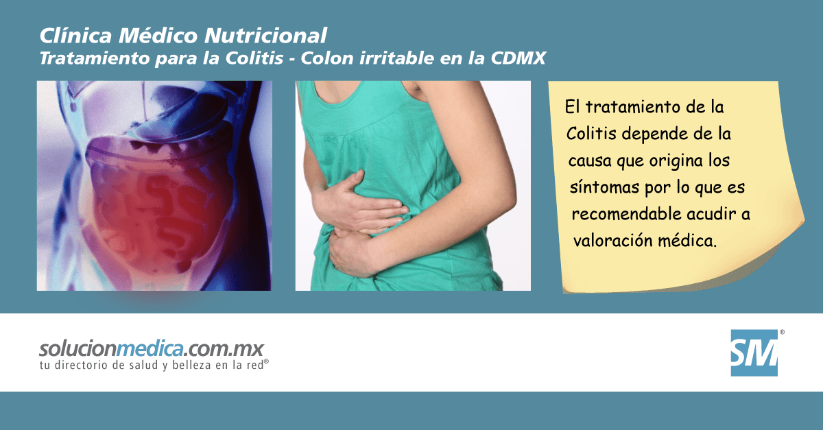 Tratamiento mdico nutricional para colitis en la CDMX DF