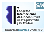 Primer Congreso Internacional de Lipoescultura con Jeringa Desechable y Anestesia Local | www.solucionmedica.com.mx. Tu directorio de salud y belleza en la red México.